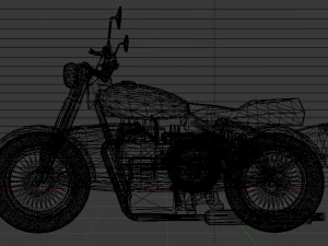 Hagrids Motorcycle 3D Model