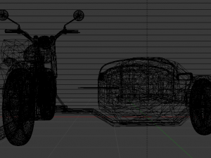 Hagrids Motorcycle 3D Модель