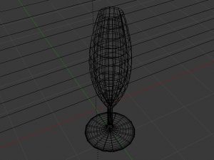 Glass 011 3D 모델