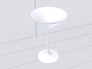 Glass 017 3D 모델