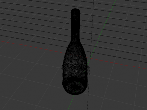 Bottle of Wine 01 3D Модель