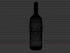 Bottle of Wine 02 3D Модель