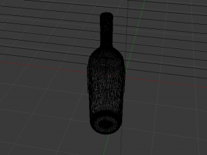 Bottle of Wine 02 3D Модель