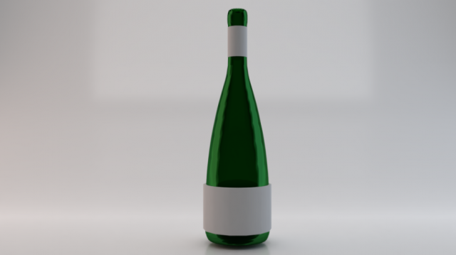 Bottle of Wine 03 3D-Modell .c4d .max .obj .3ds .fbx .stl .blend 