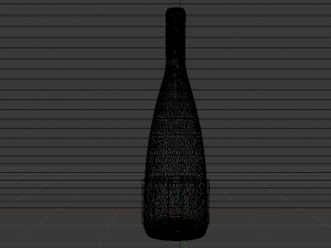 Bottle of Wine 03 3D-Modell