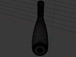 Bottle of Wine 03 3D-Modell