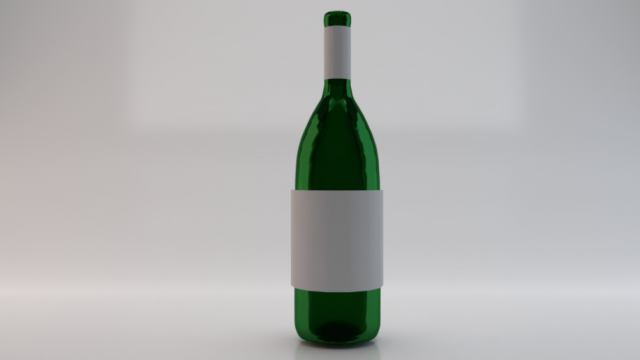 Bottle of Wine 04 3D-Modell .c4d .max .obj .3ds .fbx .stl .blend 