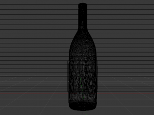 Bottle of Wine 04 3D-Modell