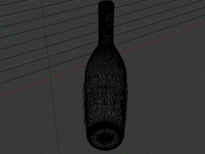 Bottle of Wine 04 3D-Modell