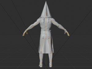 Pyramid Head - made in Blender 3D Model