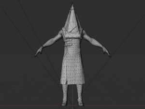 Pyramid Head - made in Blender 3D Model