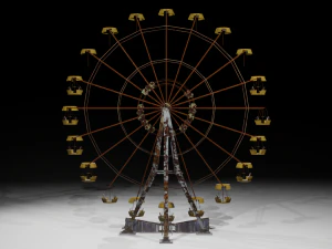 Pripyat Ferris Wheel - made in Blender 3D Model