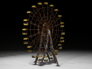Pripyat Ferris Wheel - made in Blender Modelo 3D