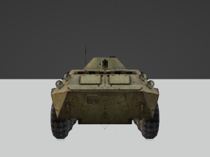 BTR-70 - made in Blender 3D Model