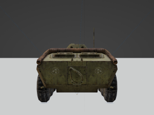 BTR-70 - made in Blender 3D Model