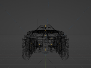 BTR-70 - made in Blender 3D Model