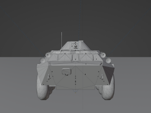 BTR-70 - made in Blender 3D Model