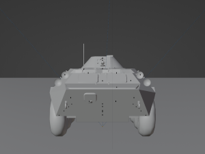 BTR-70 - made in Blender 3D Model