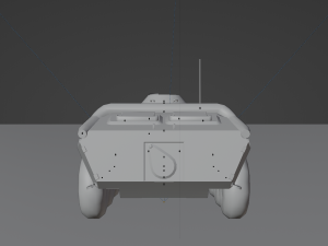 BTR-70 - made in Blender 3D Model