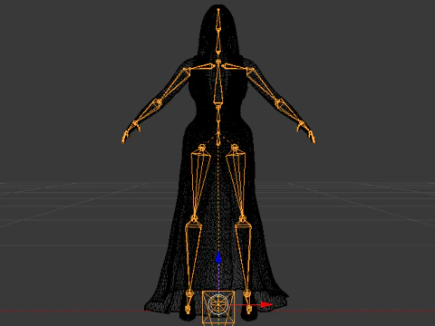 Woman in a Dress 067 3D Model