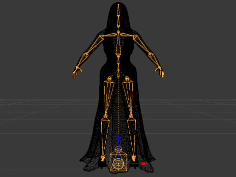 Woman in a Dress 067 3D Model