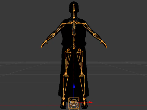 Woman in a Dress 069 3D Model