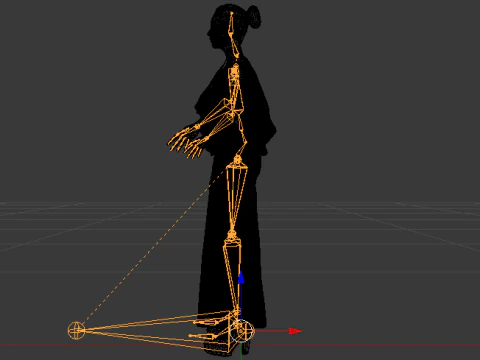 Woman in a Dress 069 3D Model
