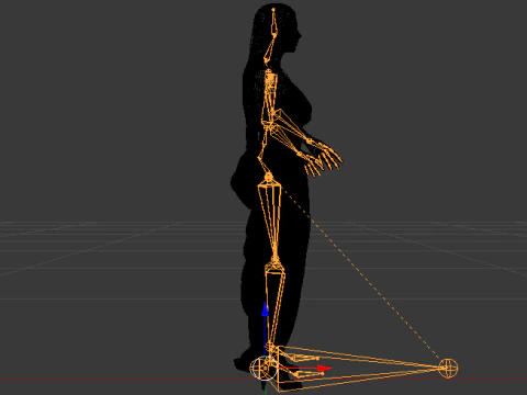 Woman in a Dress 070 3D Model