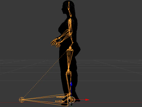 Woman in a Dress 070 3D Model