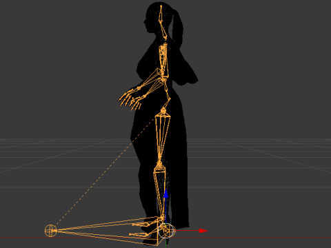 Woman in a Dress 072 3D Model