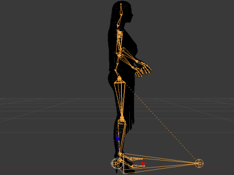 Woman in a Dress 077 3D Model