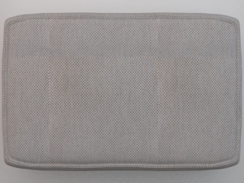 Arc Concrete Fabric Ottoman Bench 3D Model