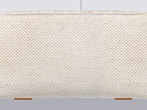 Arc Frame Fabric Ottoman Bench 3D Model