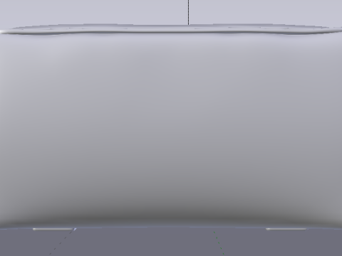 Arc Frame Fabric Ottoman Bench 3D Model