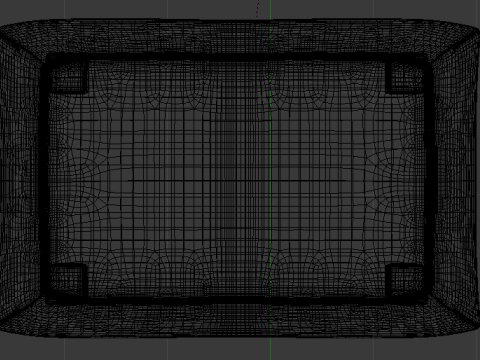 Arc Lead Fabric Ottoman Bench 3D Model