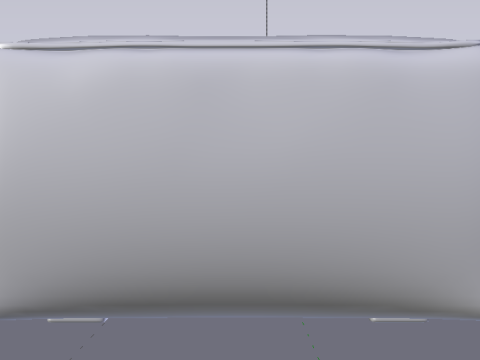 Arc Oxide Fabric Ottoman Bench 3D Model