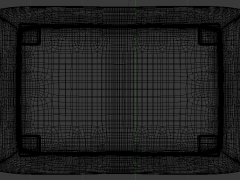 Arc Oxide Fabric Ottoman Bench 3D Model