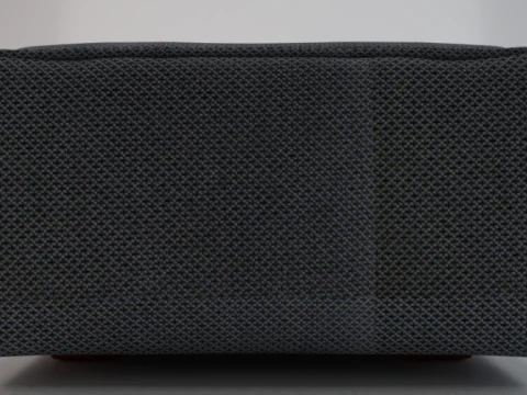 Arc Slate Fabric Ottoman Bench 3D Model