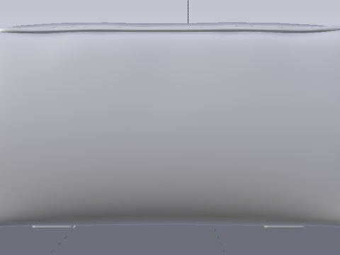Heritage Leaf Fabric Ottoman Bench 3D Модель