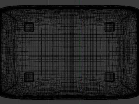 Heritage Leaf Fabric Ottoman Bench 3D Model
