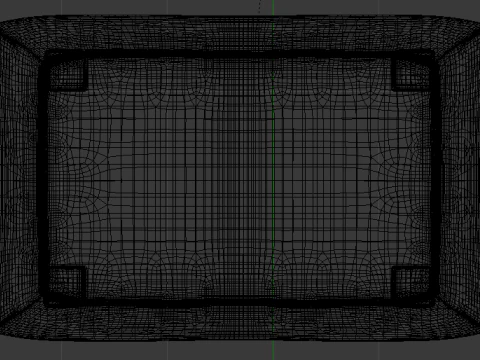 Heritage Leaf Fabric Ottoman Bench 3D Model