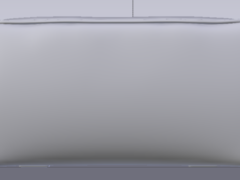 Heritage Papyrus Fabric Ottoman Bench 3D Model