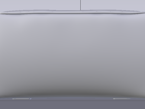 Heritage Rust Fabric Ottoman Bench Modelo 3D