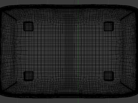 Heritage Rust Fabric Ottoman Bench Modelo 3D