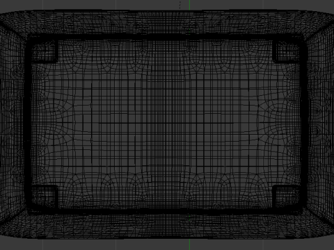 Heritage Rust Fabric Ottoman Bench Modelo 3D