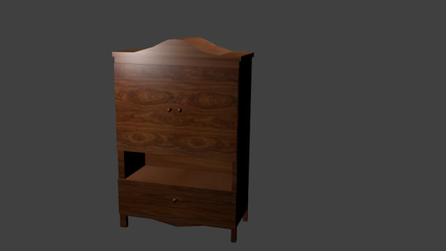 soviet cupboard 3D Model .c4d .max .obj .3ds .fbx .stl .blend 