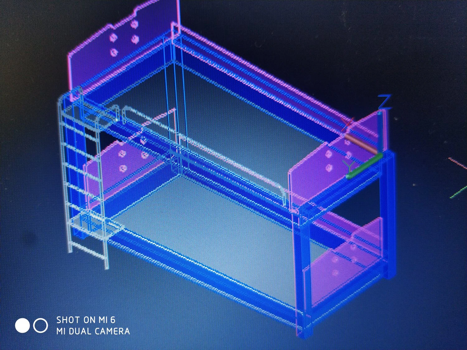 bunk bed 3D Print Model .c4d .max .obj .3ds .fbx .stl .blend