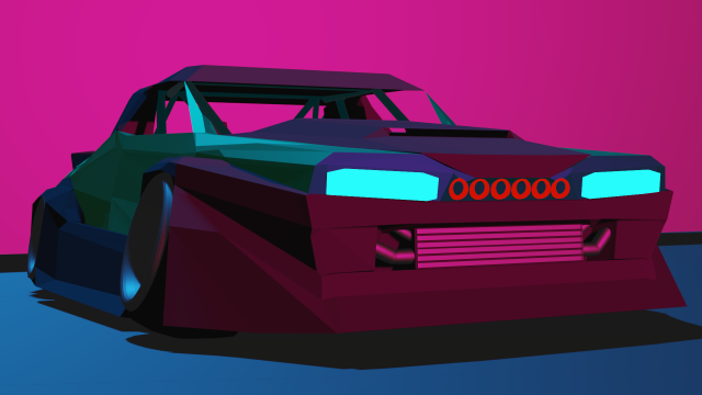 drift car 3D मॉडल .c4d .max .obj .3ds .fbx .stl .blend 