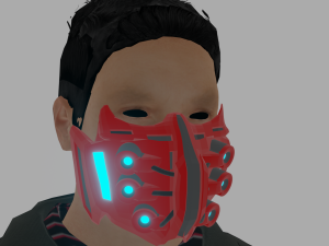 cyber mask 3D Model
