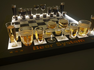 chess beer 3D Модель